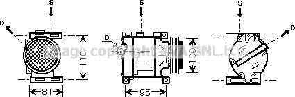 Prasco FTAK090 - Compressore, Climatizzatore www.autoricambi360.it