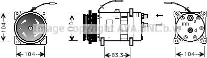 Prasco FTK064 - Compressore, Climatizzatore www.autoricambi360.it