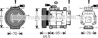 Prasco FTK031 - Compressore, Climatizzatore www.autoricambi360.it