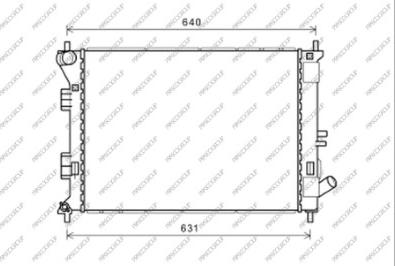 Prasco HN042R001 - Radiatore, Raffreddamento motore www.autoricambi360.it
