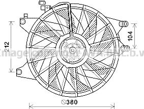 Prasco HY7565 - Ventola, Raffreddamento motore www.autoricambi360.it