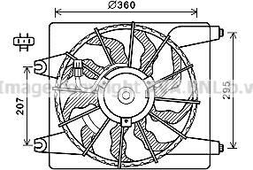 Prasco HY7560 - Ventola, Raffreddamento motore www.autoricambi360.it