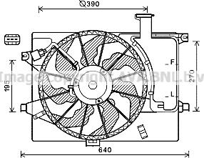 Prasco HY7567 - Ventola, Raffreddamento motore www.autoricambi360.it