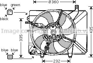 Prasco HY7511 - Ventola, Raffreddamento motore www.autoricambi360.it