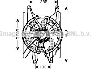 Prasco HY7513 - Ventola, Raffreddamento motore www.autoricambi360.it