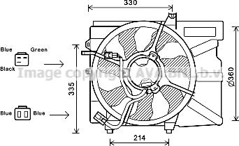 Prasco HY7525 - Ventola, Raffreddamento motore www.autoricambi360.it