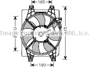 Prasco HY7523 - Ventola, Raffreddamento motore www.autoricambi360.it