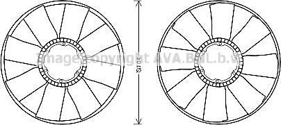 Prasco IVB123 - Girante, Raffreddamento motore www.autoricambi360.it