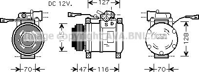 Prasco IVK076 - Compressore, Climatizzatore www.autoricambi360.it