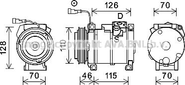 Prasco IVK135 - Compressore, Climatizzatore www.autoricambi360.it
