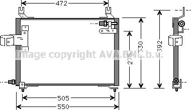 Prasco KA5006 - Condensatore, Climatizzatore www.autoricambi360.it