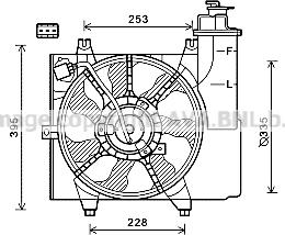 Prasco KA7531 - Ventola, Raffreddamento motore www.autoricambi360.it