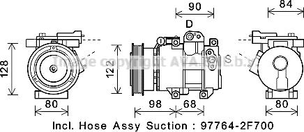 Prasco KAK192 - Compressore, Climatizzatore www.autoricambi360.it