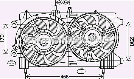Prasco LC7503 - Ventola, Raffreddamento motore www.autoricambi360.it