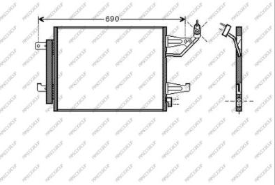 Prasco MB324C002 - Condensatore, Climatizzatore www.autoricambi360.it