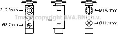 Prasco MN1082 - Valvola ad espansione, Climatizzatore www.autoricambi360.it
