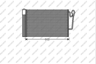 Prasco MN306C002 - Condensatore, Climatizzatore www.autoricambi360.it