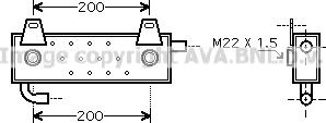 Prasco MN3039 - Radiatore olio, Olio motore www.autoricambi360.it