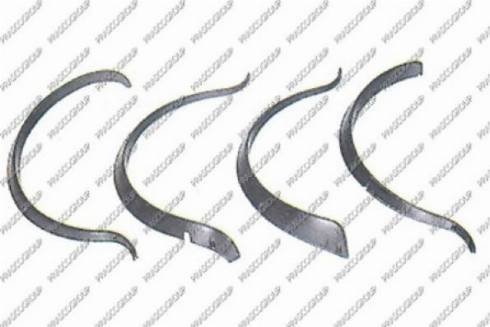 Prasco MN3021580 - Kit allargamento parafango www.autoricambi360.it