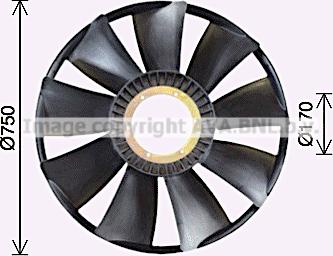 Prasco MNB118 - Girante, Raffreddamento motore www.autoricambi360.it