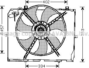 Prasco MS7503 - Ventola, Raffreddamento motore www.autoricambi360.it