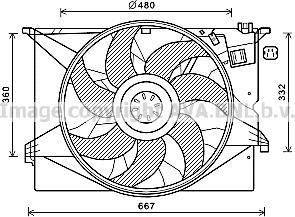 Prasco MS7670 - Ventola, Raffreddamento motore www.autoricambi360.it
