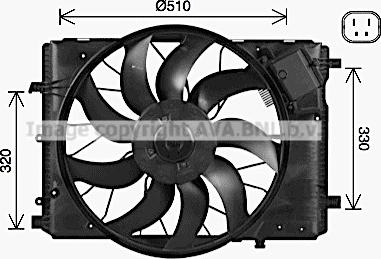 Prasco MS7735 - Ventola, Raffreddamento motore www.autoricambi360.it