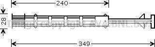 Prasco MSD358 - Essiccatore, Climatizzatore www.autoricambi360.it