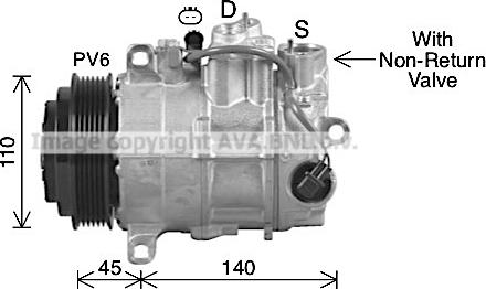 Prasco MSK756 - Compressore, Climatizzatore www.autoricambi360.it