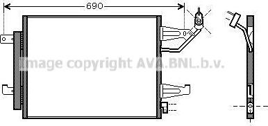 Prasco MT5177D - Condensatore, Climatizzatore www.autoricambi360.it