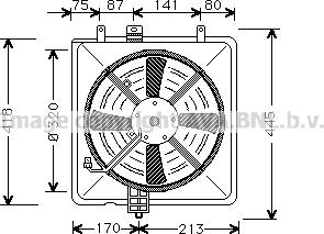 Prasco MT7502 - Ventola, Raffreddamento motore www.autoricambi360.it