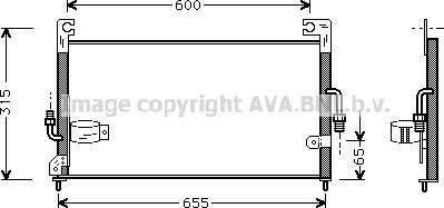 Prasco MTA5115 - Condensatore, Climatizzatore www.autoricambi360.it