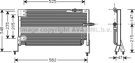 Prasco MZ5142 - Condensatore, Climatizzatore www.autoricambi360.it