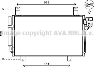 Prasco MZ5264D - Condensatore, Climatizzatore www.autoricambi360.it