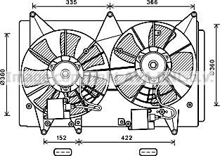 Prasco MZ7548 - Ventola, Raffreddamento motore www.autoricambi360.it