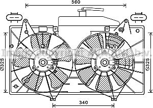 Prasco MZ7551 - Ventola, Raffreddamento motore www.autoricambi360.it