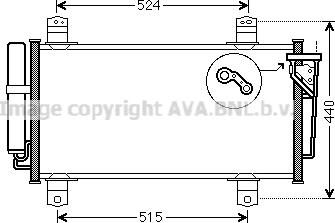 Prasco MZA5231D - Condensatore, Climatizzatore www.autoricambi360.it