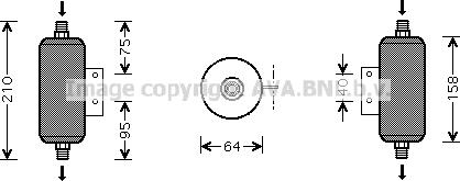 Prasco MZD149 - Essiccatore, Climatizzatore www.autoricambi360.it