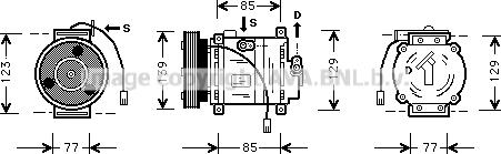 Prasco MZK035 - Compressore, Climatizzatore www.autoricambi360.it