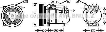 Prasco MZK199 - Compressore, Climatizzatore www.autoricambi360.it