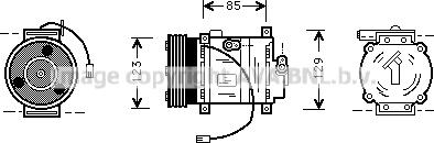 Prasco MZK132 - Compressore, Climatizzatore www.autoricambi360.it