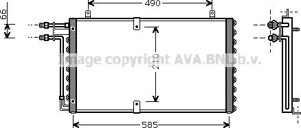 Prasco OL5211 - Condensatore, Climatizzatore www.autoricambi360.it