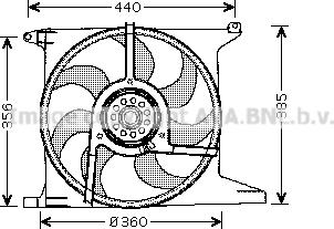 Prasco OL7512 - Ventola, Raffreddamento motore www.autoricambi360.it