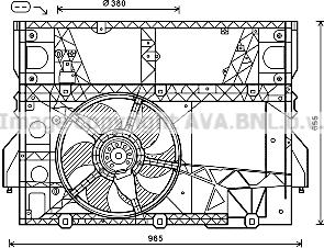 Prasco OL7589 - Ventola, Raffreddamento motore www.autoricambi360.it