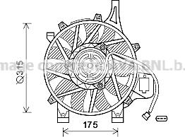 Prasco OL7536 - Ventola, Raffreddamento motore www.autoricambi360.it