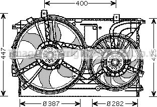 Prasco OL7533 - Ventola, Raffreddamento motore www.autoricambi360.it
