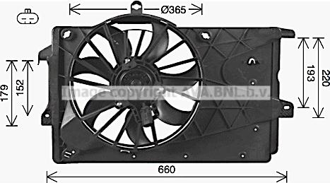 Prasco OL7527 - Ventola, Raffreddamento motore www.autoricambi360.it