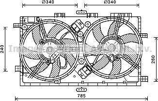 Prasco OL7641 - Ventola, Raffreddamento motore www.autoricambi360.it