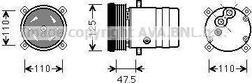 Prasco OLAK493 - Compressore, Climatizzatore www.autoricambi360.it