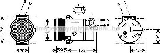 Prasco OLAK318 - Compressore, Climatizzatore www.autoricambi360.it